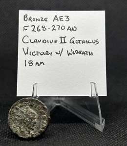 Bronze Roman Ancient, Claudius Gothicus. AD 268-270, AE3 - Picture 1 of 4