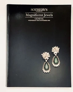 Sotheby's Magnificent Jewels Auction Catalog - Geneva, November 1990 - Foto 1 di 5