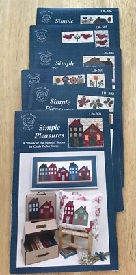 Taylor Made Designs Simple Pleasures Block of the Month Series quilt patterns - Image 1 of 4