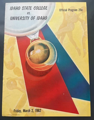 1962 IDAHO STATE BENGALS BASKETBALL PROGRAM v UNIVERSITY OF IDAHO VANDALS RIVALS - Image 1 of 4