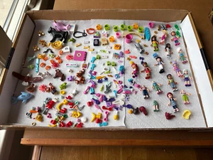 LEGO Pieces 18 Minifigs Friends 200+Accessories Lot Animals, Food, Utensils - Picture 1 of 5