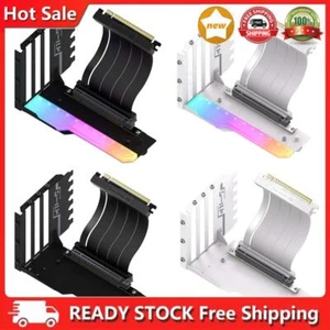 GPU Mounting Bracket with 15cm PCI-E 4.0 X16 Riser Cable 90 Degree Right Angle - Photo 1/24