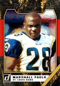 2019 Donruss #LF-11 Marshall Faulk Legends of the Fall Red - Picture 1 of 2