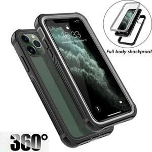 For iPhone 15 14 Pro Max 12 13 XR 7 8 Heavy Duty 360 Full Shockproof Case Cover - Picture 1 of 12