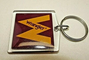 Jeans vintage Wrangler abbigliamento pubblicità portachiavi in plastica - Foto 1 di 3