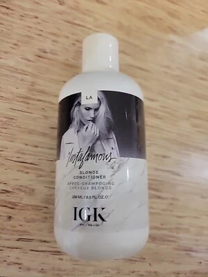 IGK INSTAFAMOUS BLONDE CONDITIONER236ml/8 oz- NEW SHIPS FAST!!! - Image 1 of 4