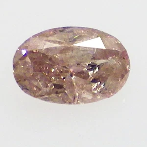 0.09 Ct Extra Ordinary Oval 100% Natural Fancy Purplish Pink Diamond From Argyle - Picture 1 of 7