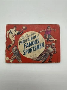 The Champion Photo Album of Famous Sportsmen 1950 * INCOMPLETE - Picture 1 of 5
