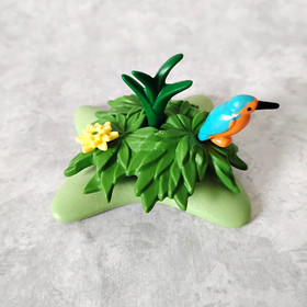 Playmobil Plant Flower Kingfisher Bird Green Base Landscape Greenery Garden B5