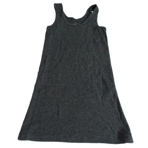 Mossimo Gray Sleeveless Tank Top Women Size XS Long Length Fitted Round Neck - Picture 1 of 5