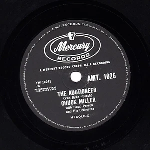 CLASSIC CHUCK MILLER 78 THE AUCTIONEER / BABY DOLL UK MERCURY AMT 1026 E+ - Picture 1 of 2