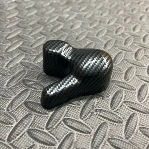 Mk3/3.5 Focus inc ST RS ST Line Bonnet Catch Cover - Deluxe Carbon Fibre Effect - Picture 1 of 2