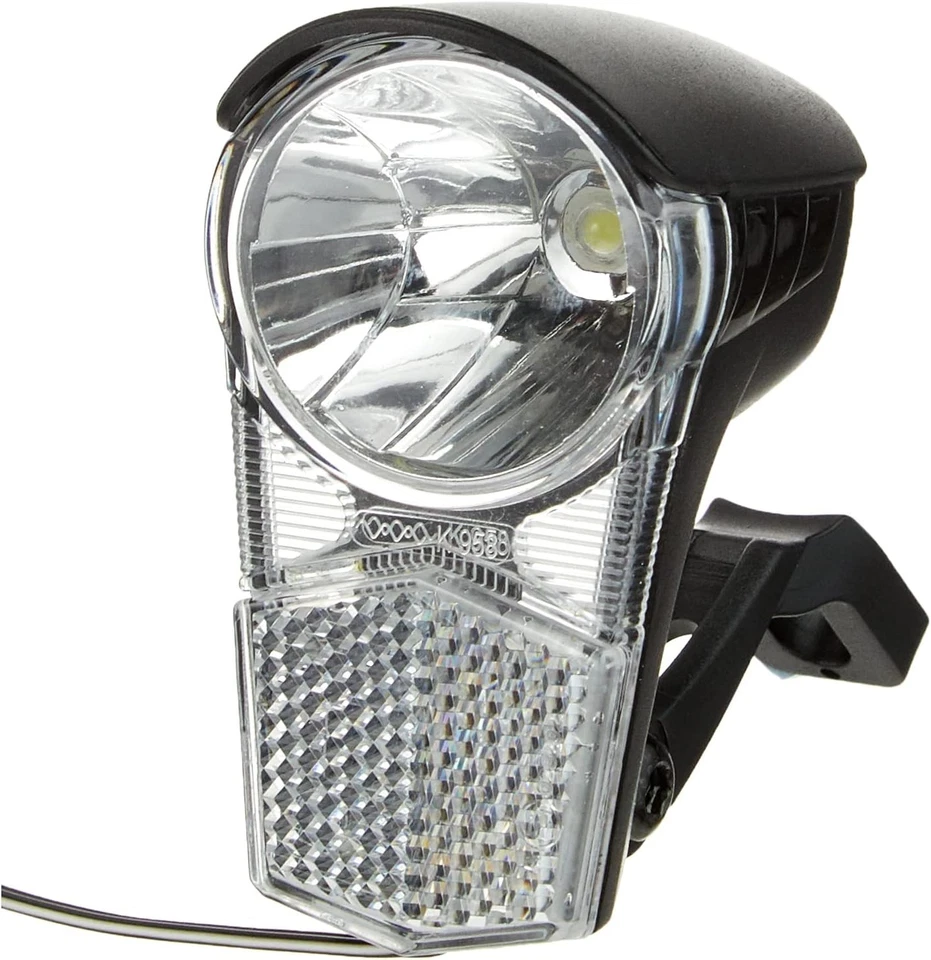 BÜCHEL Fahrradlicht Vorne mit Schalter I Dynamo Betrieb möglich I 25 LUX I StVZO - Image 1 of 4