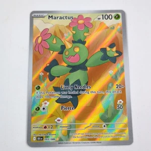 Pokemon TCG - Maractus - 093/086 (Illustration Rare) - SV: Black Bolt - Picture 1 of 2