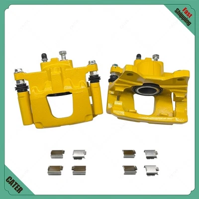 Freno de disco trasero amarillo actualización Jeep Liberty Wrangler 2008-2017 Dodge Nitro Foto 1 de 4