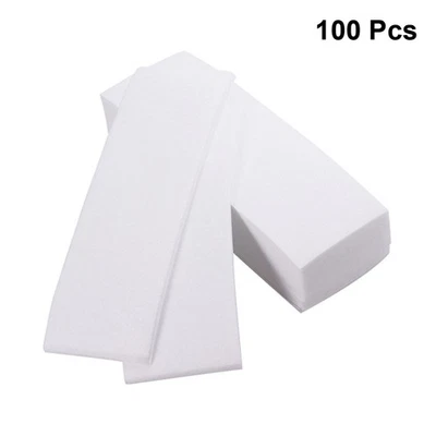  100 pcs wax paper for hair removal wax remover wax strips for the - Image 1 of 4