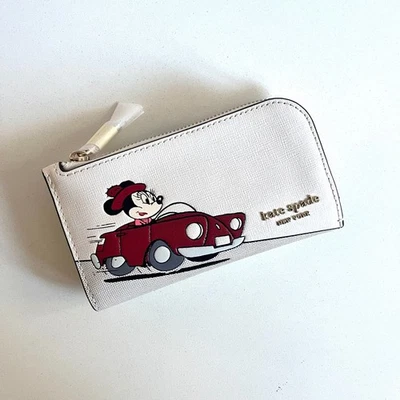 Kate Spade x Disney Collaboration, NWT Minnie Mouse Wallet - Photo 1/4