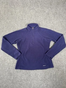 Pullover donna Patagonia Capilene pile 1/4 zip viola piccolo outdoor escursionismo - Foto 1 di 16