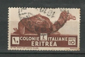 ITALIENISCHE KOLONIEN & GEBIETE ERITREA AFRIKA KAMEL GEBRAUCHT BRIEFMARKEN LOT (ITCOL 128) - Bild 1 von 1