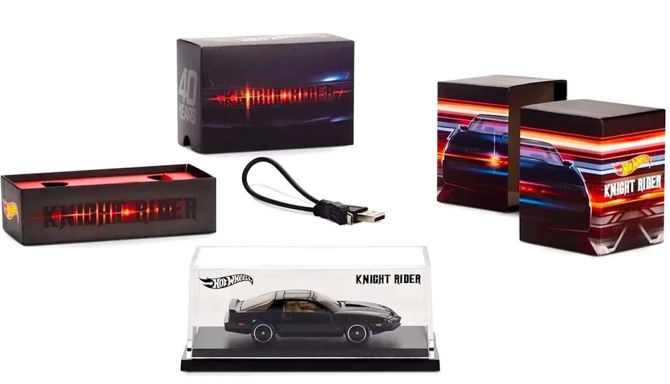 Hot Wheels HGT98 Collectors Knight Rider K.I.T.T. 1:64 Car - Black