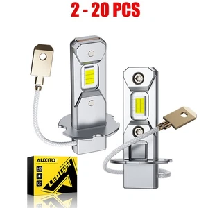 AUXITO Fog H3 Light Bulb Xenon 6500K White LED New Conversion Version GF 2-20PCS - Picture 1 of 16