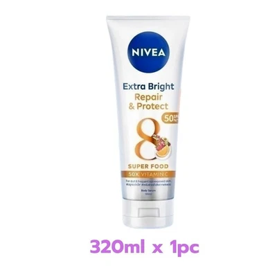 Suero corporal Nivea Extra Bright Repair & Protect SPF50 8 320 ml x 1 pieza Foto 1 de 4