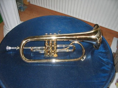 B & M  Symphonic Flügelhorn  Trompete HORN m. Koffer TOP - Bild 1 von 4