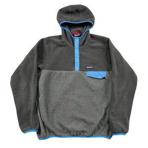 Patagonia Synchilla Herren Medium Snap-T Hoodie Pullover Jacke Kängurutasche - Bild 1 von 9
