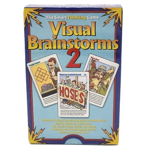 Visual Brainstorms 2 The Smart Thinking Game Binary Arts 100 Question Cards - Picture 1 of 8