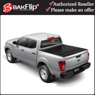 Cubierta Tonneau Bakflip G2 226538 para Nissan Frontier 2022-2025 5' platón corto Foto 1 de 4