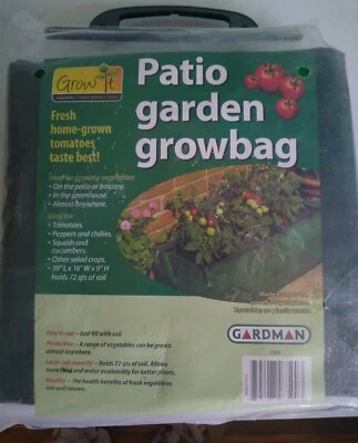 Gardman  39 X 16 X 9 Green Reusable Patio Grow Bag - Image 1 of 2