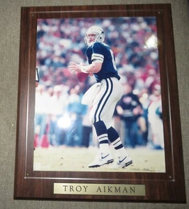 TROY AIKMAN DALLAS COWBOYS PHOTO PLAQUE - Picture 1 of 1