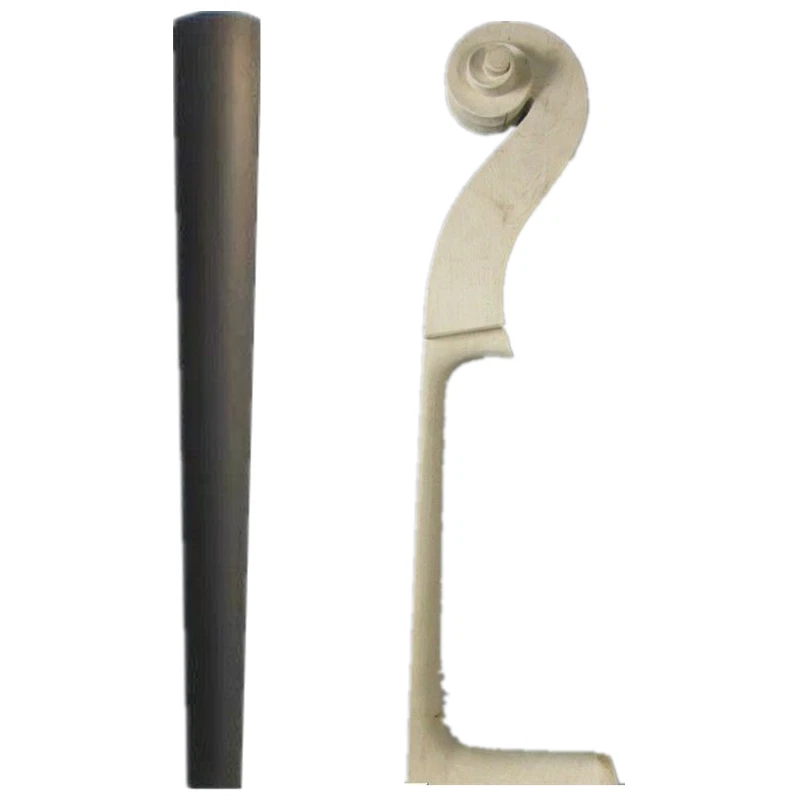  Upright Double bass neck maple + 1pcs double bass fingerboard Ebony 3/4 - Image 1 of 4