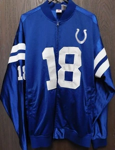 Chaqueta de jugadores de la NFL Peyton Manning ""Indianapolis Colts"" #18 talla X grande - Imagen 1 de 10