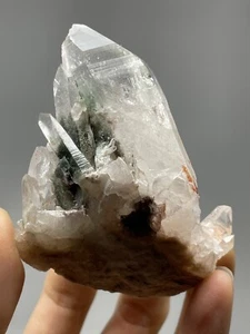 RARO 4,0 oz Himalayan LEMURIAN clorite quarzo a grappolo Samadhi superbo! L1 - Foto 1 di 12