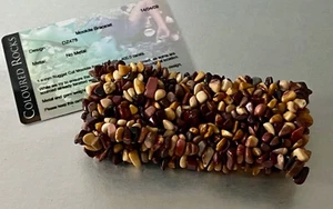 Mookit Chip Stretch Perlen Armband + farbige Steine Geburtsstein Garantiekarte - Bild 1 von 5