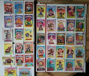 1986 garbage pail kids cards lot Of 42 GPK Sticker Cards Vintage - Picture 1 of 3