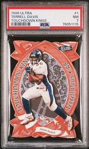 Terrell Davis 1998 Ultra Touchdown Kings #1 Denver Broncos - PSA 7 - Picture 1 of 2