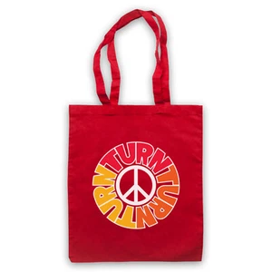 THE BYRDS UNOFFICIAL TURN TURN TURN SEASONS ROCK BAND TOTE BAG LIFE SHOPPER - Picture 1 of 11