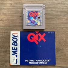 Qix - Cart & Manual - Gameboy