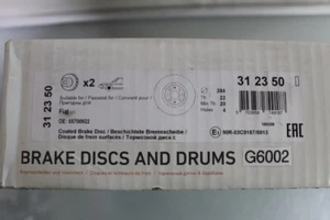 2xNK 312350 Bremsscheibe für FIAT #Neu# (G6002-B43) - Bild 1 von 3