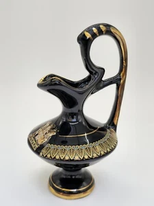 Réplica vintage del museo griego Ewer D. Vassilopoulis negro y dorado - Imagen 1 de 4