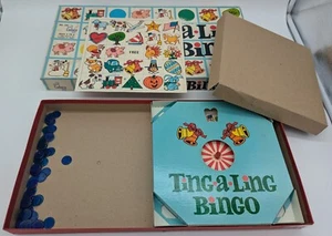 Juego de mesa campanas musicales vintage Cadaco 1968 #282 Ting a Ling Bingo - Imagen 1 de 3