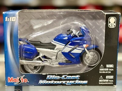 1/18 Maisto Yamaha Moto Moto Dos Ruedas | ¡Comprueba Perfil! Foto 1 de 2