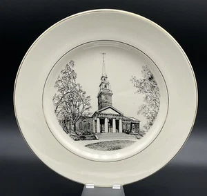 Vintage Memorial Church at Harvard University Decorative Plate 10" - Picture 1 of 4
