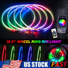 4 LED Wheel Ring Lights IP68 Pro RGB Color Chasing 240LEDs Bluetooth Controlled