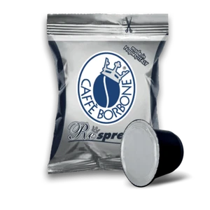 800 CAPSULE CAFFE BORBONE RESPRESSO MISCELA NERA COMPATIBILE CON NESPRESSO  - Imagen 1 de 4