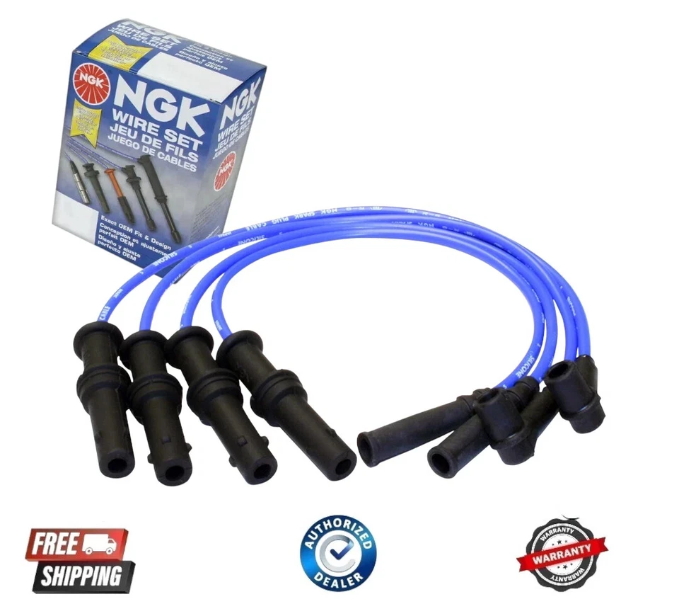 NUEVO NGK 7600 Juego de cables de bujía para 1997-1998 Subaru Impreza 2,2 L H4 GAS SOHC Foto 1 de 1