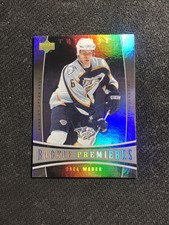 2006-07 UPPER DECK TRILOGY SHEA WEBER ROOKIE PREMIERES RAINBOW #ed 637/999