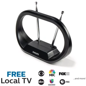 Philips Modern HD Loop Passive Antenna 4k 8k Ultra HD - Black - Picture 1 of 7
